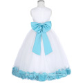 Grace Karin Sleeveless Blume verzierte Blumenmädchen Prinzessin Dress 2 ~ 12 Jahre CL008936-6